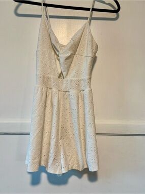 Windsor White Eyelet Spaghetti Strap Sundress
